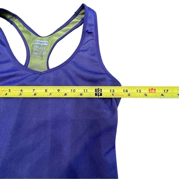 New Balance Womens Tank Top Fitted Purple Stretch Racer Back , Size Small - Picture 9 of 10